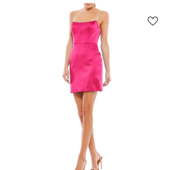 Mac Duggal Dresses & Skirts - Mac Duggal Fuchsia Mini Dress Size 2
